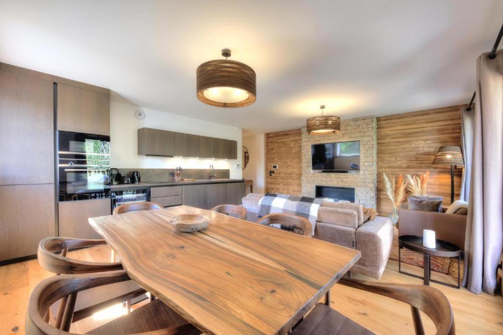 Apache_Coudriers Apartment Megeve Bagian luar foto